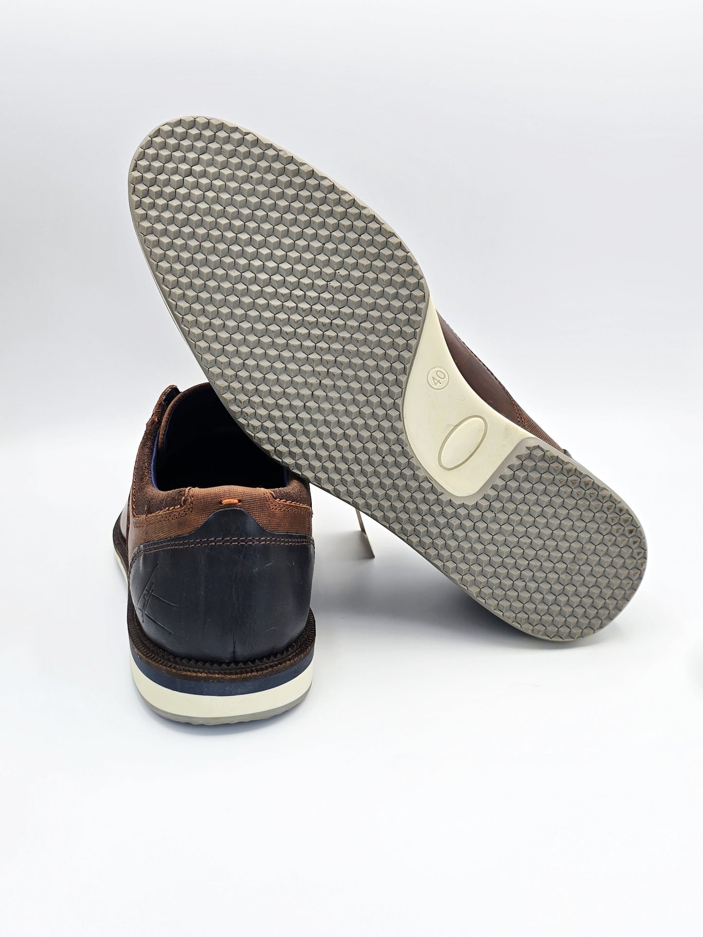 Bullboxer Leder Schnürschuhe Braun – Herren Business Casual (Gr. 40)