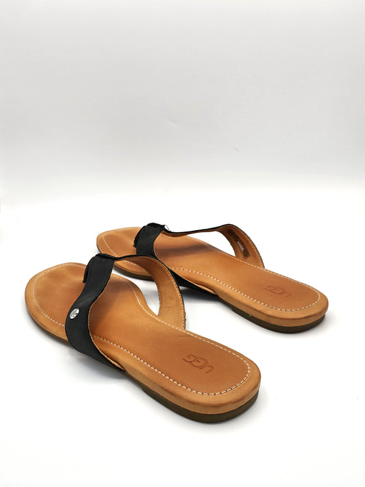 UGG Zehentrenner Schwarz (Größe 41)