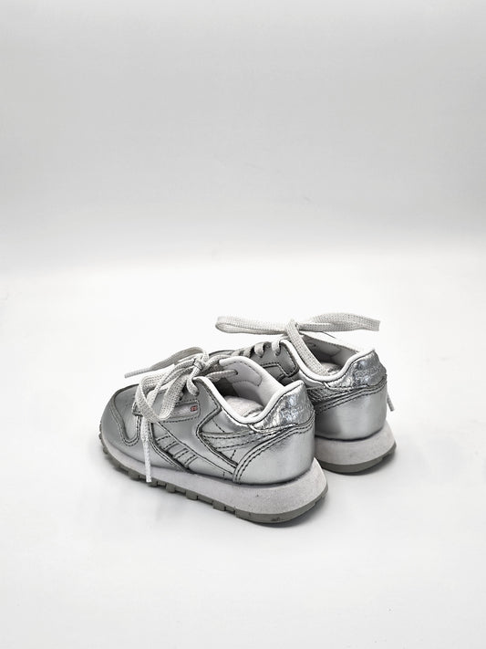 REEBOK Kinder Sneaker Silber (Größe 21)