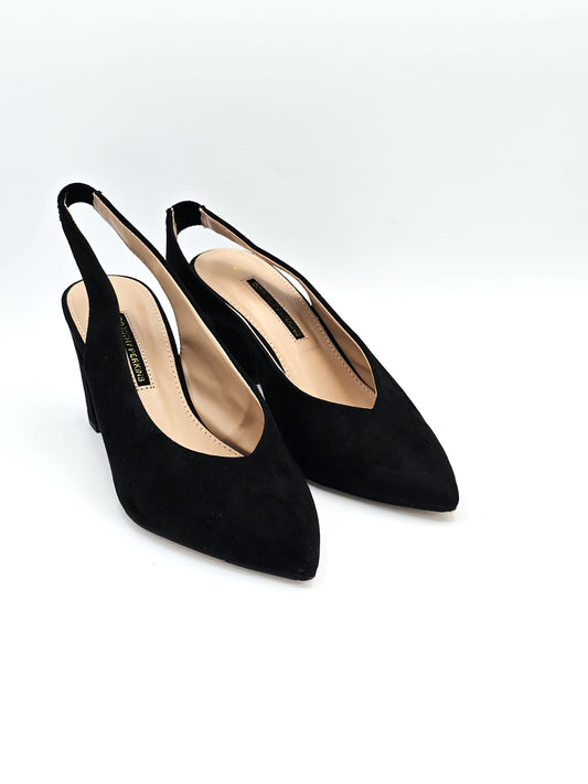 DOROTHY PERKINS Damen Slingpumps Schwarz (Größe 38)