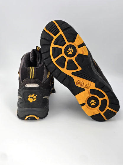 Jack Wolfskin Wanderschuhe Schwarz Orange Kinder – Outdoor Trekking (Gr. 34)