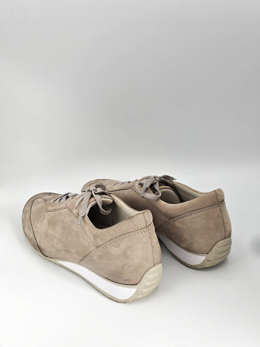 Gabor Damen Sneaker Beige – Komfort Freizeitschuhe (Gr. 39)