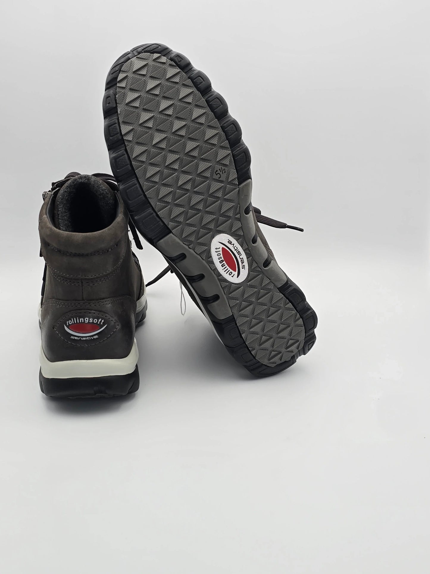 Damen Winterstiefel braun mit Profilsohle, komfortabel, nachhaltige Schuhe Mode
