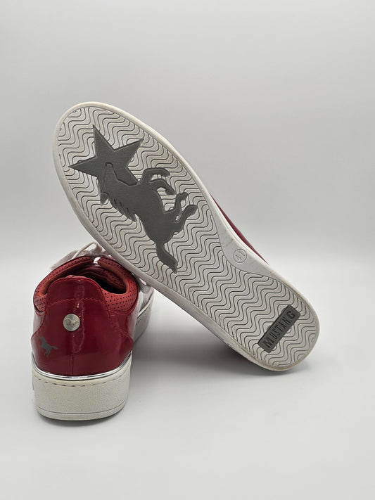 Mustang Damen Sneaker Lack Optik Gr.41