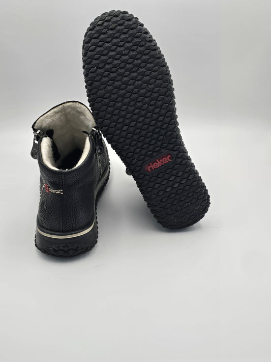 Rieker Damen Stiefeletten Schwarz (Gr.39)