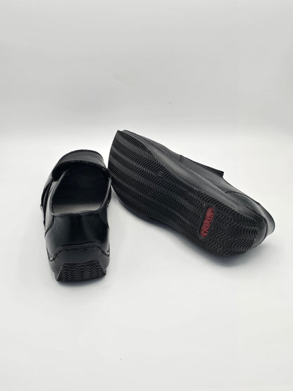 Rieker Damen Slipper Schwarz (Gr.38)