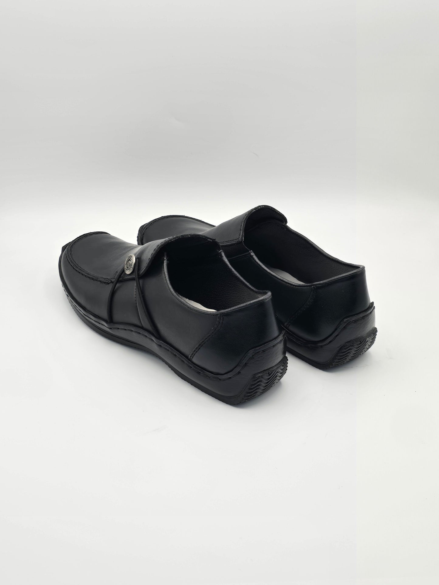 Rieker Damen Slipper Schwarz (Gr.38)