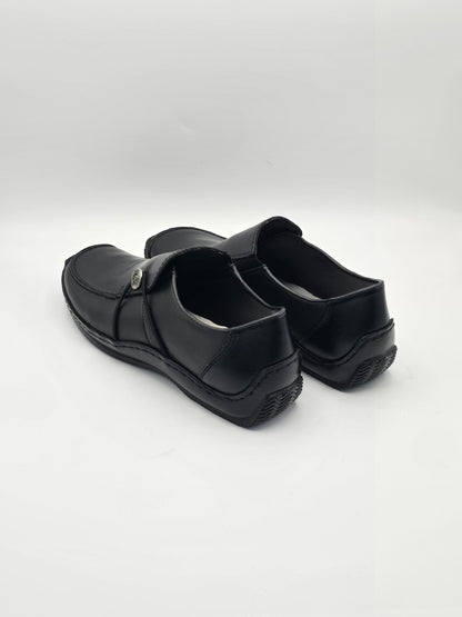 Rieker Damen Slipper Schwarz (Gr.38)