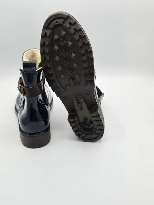 Rieker Damen Gummistiefeletten Schwarz (Gr.39)