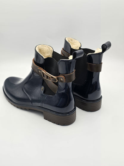 Rieker Damen Gummistiefeletten Schwarz (Gr.39)