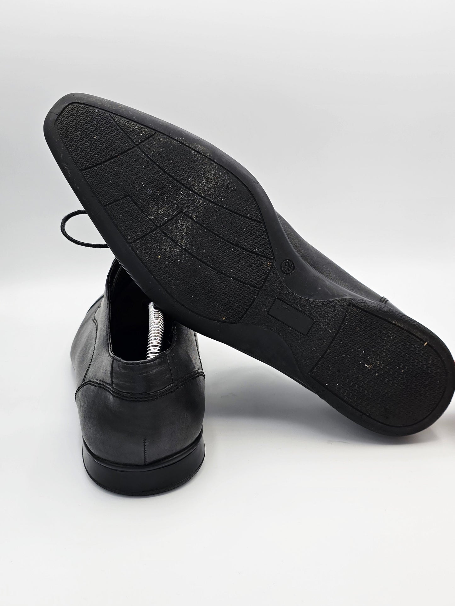 Borelli Leder Business Schuhe Schwarz (Gr. 42)