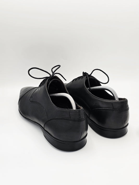 Borelli Leder Business Schuhe Schwarz (Gr. 42)