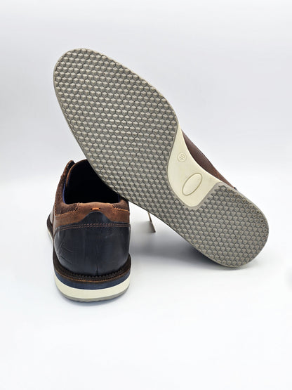 Bullboxer Leder Schnürschuhe Braun – Herren Business Casual (Gr. 40)