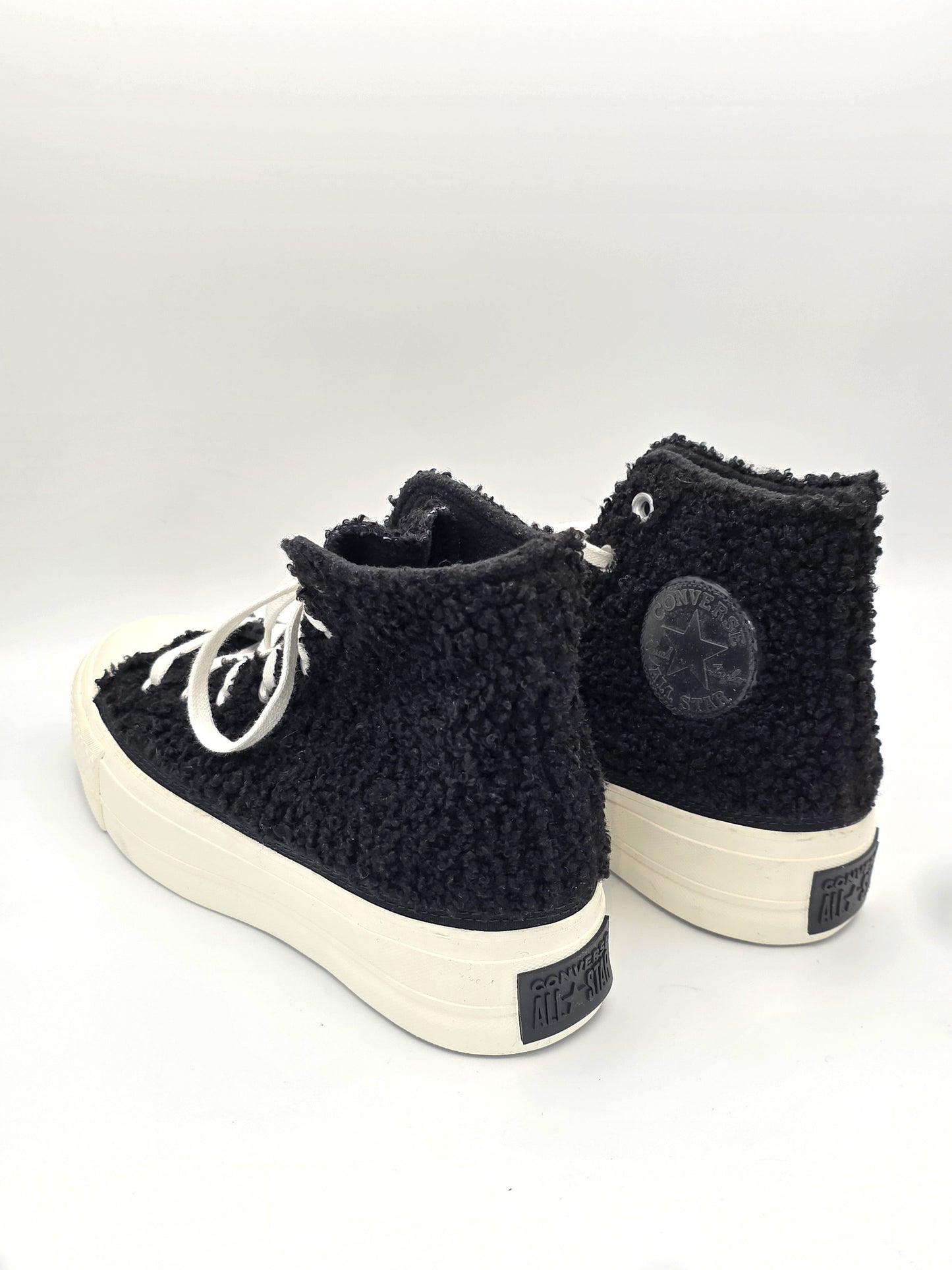 Converse Plateau Sneaker Schwarz – Damen High-Top (Gr. 38)