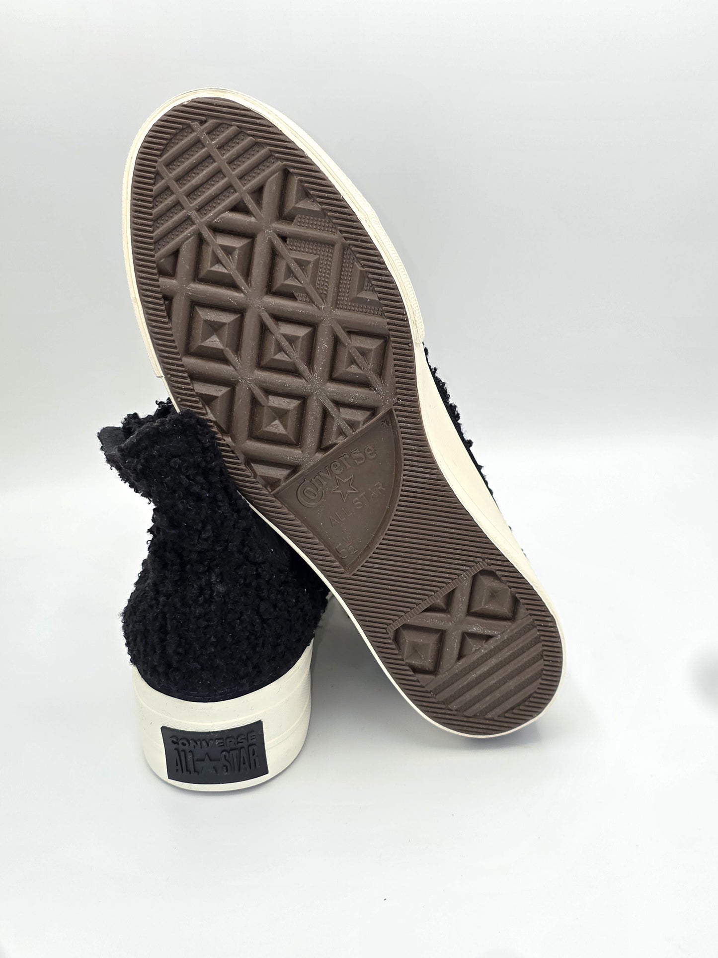 Converse Plateau Sneaker Schwarz – Damen High-Top (Gr. 38)