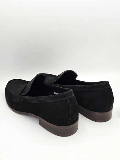 XP SED Loafer Schwarz Echtleder – Elegante Herren Slipper (Gr. 46)