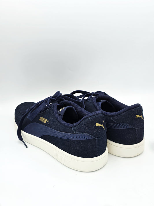 Puma Sneaker Dunkelblau – Herren Leder Schuhe (Gr. 42)