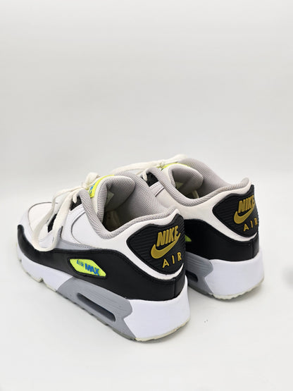 Nike Air Sneaker Weiß Grau Neon – Damen Sport Schuhe (Gr. 40)