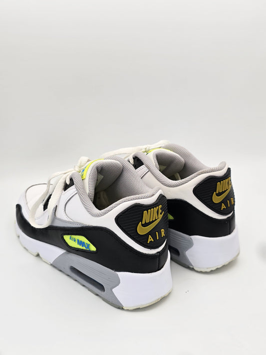 Nike Air Sneaker Weiß Grau Neon – Damen Sport Schuhe (Gr. 40)
