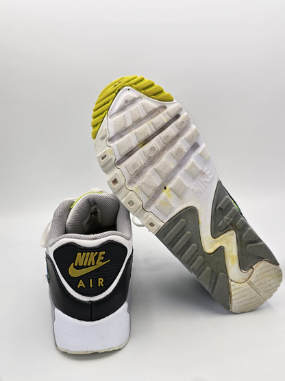 Nike Air Sneaker Weiß Grau Neon – Damen Sport Schuhe (Gr. 40)