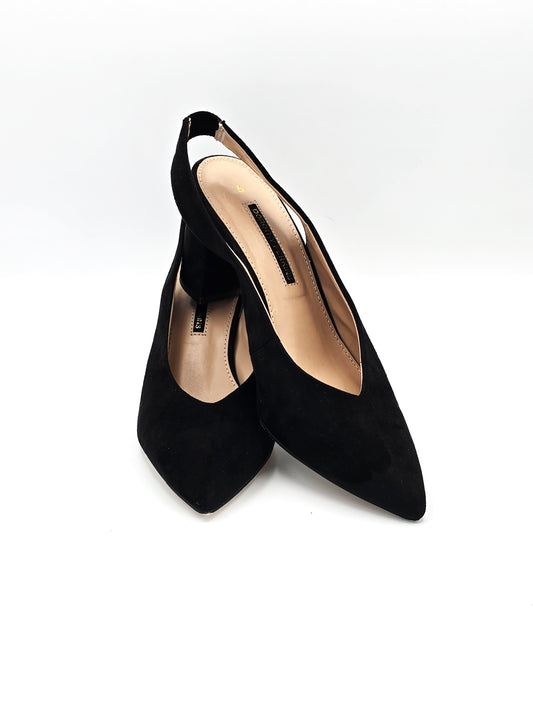 DOROTHY PERKINS Damen Slingpumps Schwarz (Größe 38)