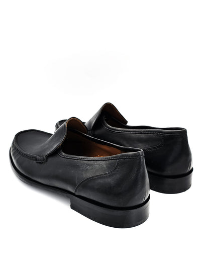 SIOUX Herren Slipper Schwarz Leder (Größe 45)