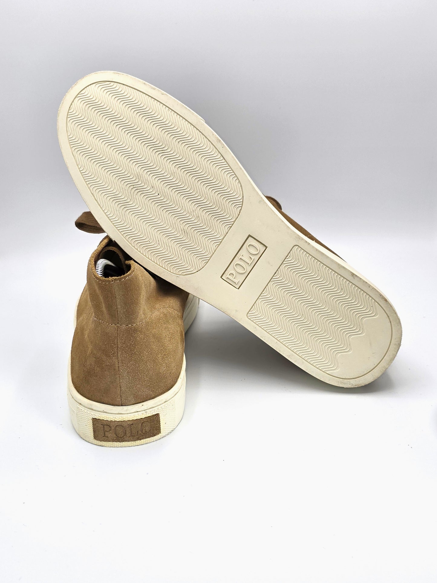 POLO RALPH LAUREN Herren Desert Boots Beige Wildleder (Größe 43)