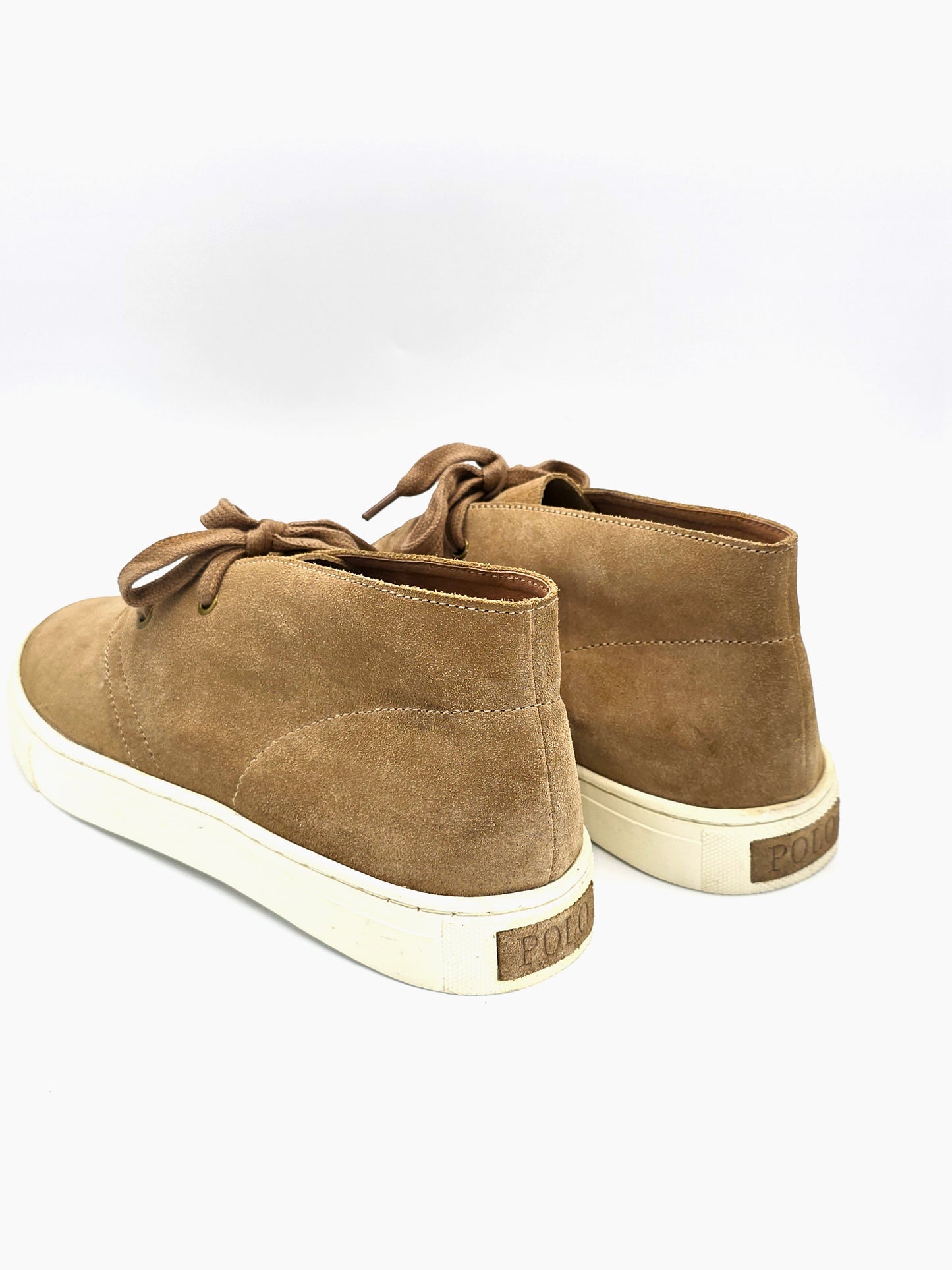 POLO RALPH LAUREN Herren Desert Boots Beige Wildleder (Größe 43)
