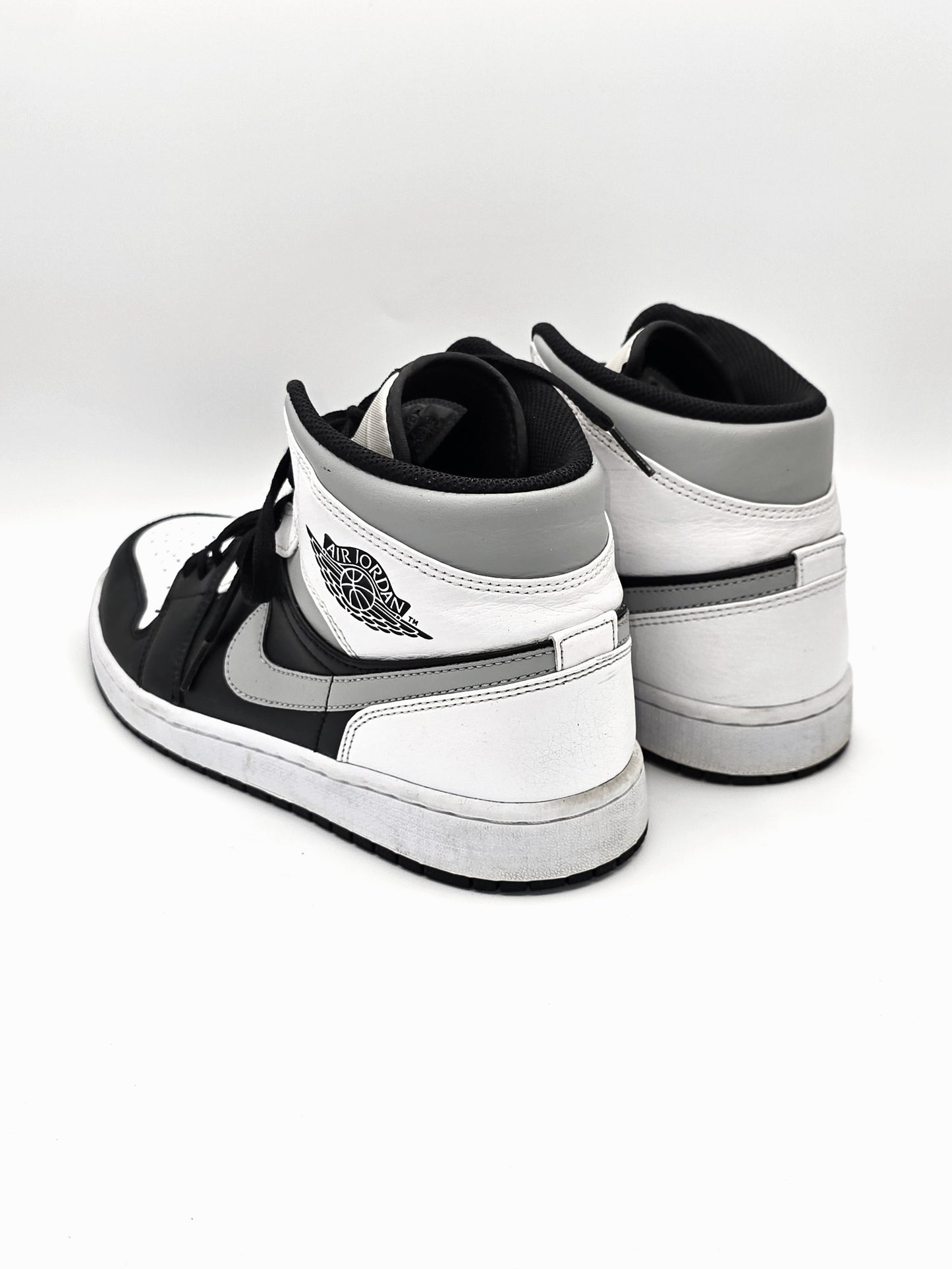 NIKE AIR JORDAN High-Top Sneaker Schwarz/Weiß (Größe 44)