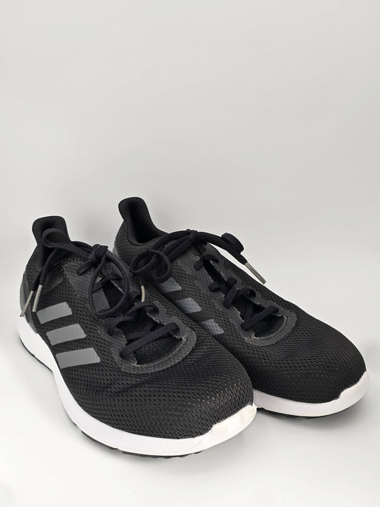 Adidas Herren Sneaker Schwarz – Leichte Sportschuhe Alltag (Gr. 45,5)
