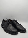 Schwarze Herren Lederschuhe mit Schnürsenkeln, klassische Business Schuhe