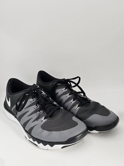 NIKE Free 5.0 Herren Sneaker Schwarz – Running Schuhe leicht & flexibel (Gr. 44,5)