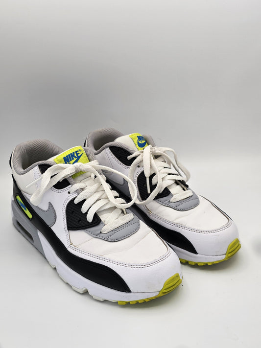 Nike Air Sneaker Weiß Grau Neon – Damen Sport Schuhe (Gr. 40)
