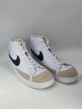 NIKE Damen Sneaker High Weiß – High Top Schuhe mit Wildleder-Optik (Gr.40)