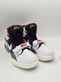 Nike Air Sneaker Weiß Blau Rot – Herren High Top Schuhe (Gr. 42)