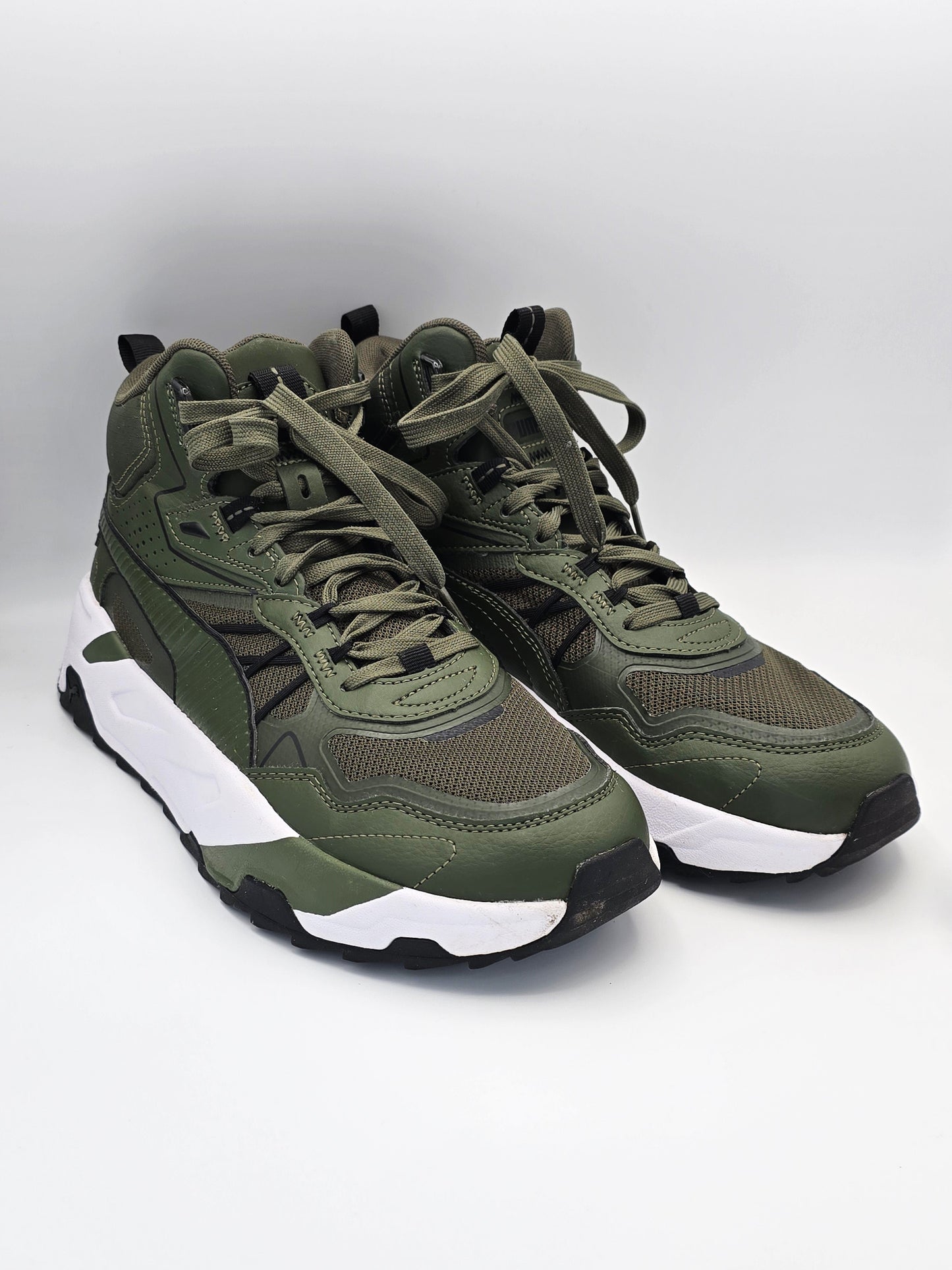 Puma Sneaker Grün – Herren Sportliche Chunky Schuhe (Gr. 44)