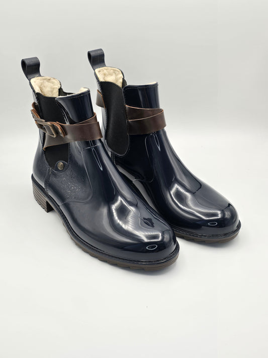 Rieker Damen Gummistiefeletten Schwarz (Gr.39)