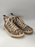 RIEKER Damen Sneaker High Leo – Schnürschuhe mit Reißverschluss (Gr.38)