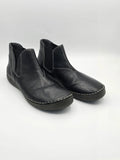 Schwarze Secondhand Chelsea Boots aus Leder für Damen, nachhaltige Mode, Größe 40