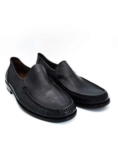 SIOUX Herren Slipper Schwarz Leder (Größe 45)