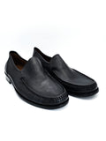 SIOUX Herren Slipper Schwarz Leder (Größe 45)