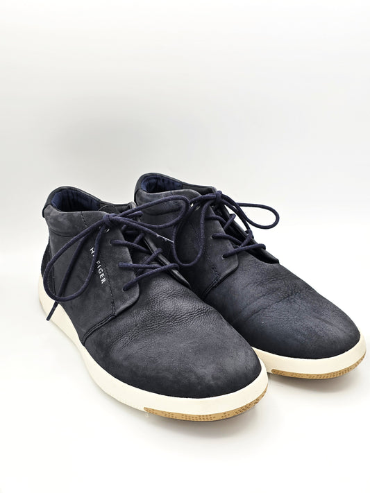 Tommy Hilfiger Sneaker Dunkelblau Echtleder – Herren Schuhe (Gr. 43)